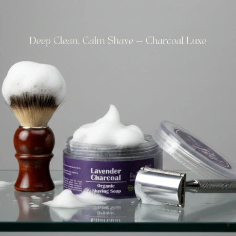 Raseerimisseep lavendli ja aktiivsöega 50g